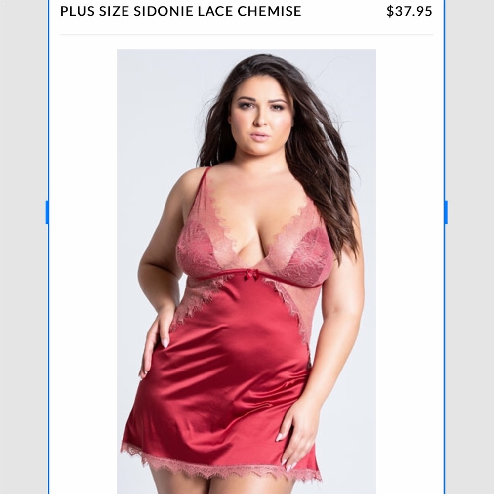 Oh la la Cherie 3X(20/22) Sidonie Lace Chemise Set